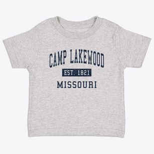 Camp Lakewood Missouri Classic Established Toddler T-Shirt