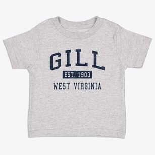 Gill West Virginia Classic Established Toddler T-Shirt