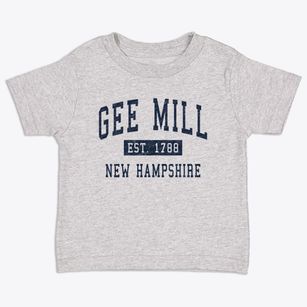 Gee Mill New Hampshire Classic Established Toddler T-Shirt