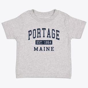 Portage Maine Classic Established Toddler T-Shirt