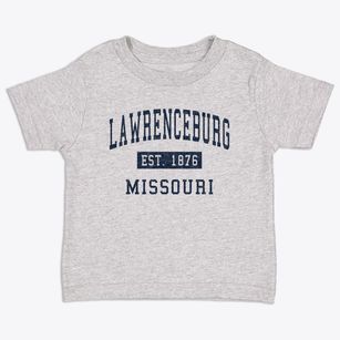 Lawrenceburg Missouri Classic Established Toddler T-Shirt