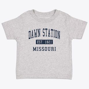 Dawn Station Missouri Classic Established Toddler T-Shirt