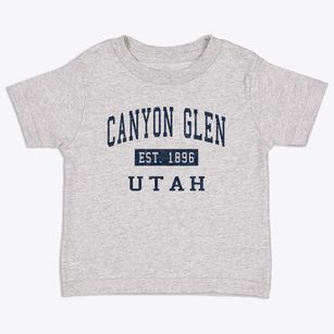 Canyon Glen Utah Classic Established Toddler T-Shirt