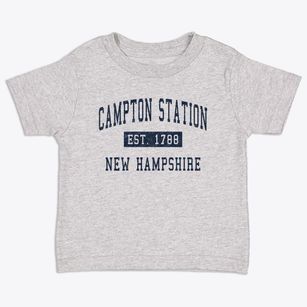 Campton Station New Hampshire Classic Established Toddler T-Shirt