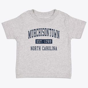 Murchisontown North Carolina Classic Established Toddler T-Shirt