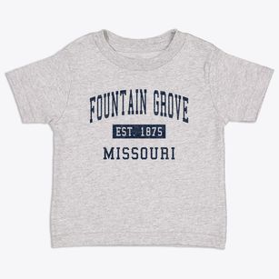 Fountain Grove Missouri Classic Established Toddler T-Shirt