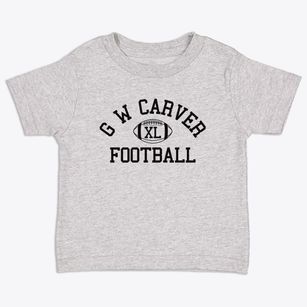 G W Carver High School Classic Football Toddler T-Shirt