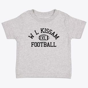 W L Kissam Intermediate School Classic Football Toddler T-Shirt
