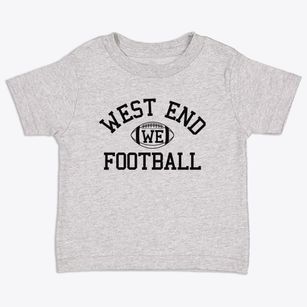 West End High School Classic Football Toddler T-Shirt