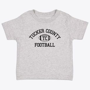 Tucker County High School Classic Football Toddler T-Shirt