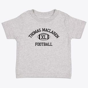 Thomas Maclaren School Classic Football Toddler T-Shirt