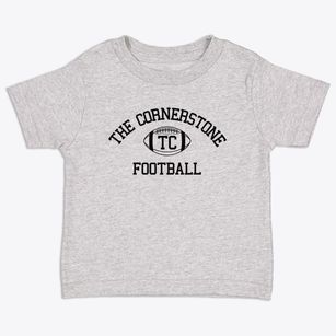 The Cornerstone Christian School Classic Football Toddler T-Shirt