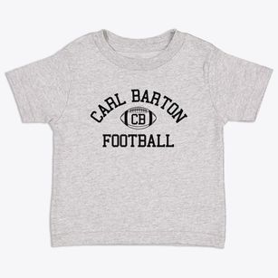 Carl Barton School Classic Football Toddler T-Shirt