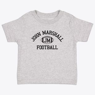 John Marshall Community High School Classic Football Toddler T-Shirt
