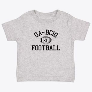 Oa-bcig High School Classic Football Toddler T-Shirt