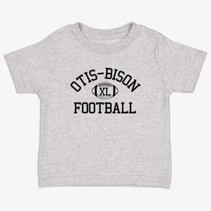 Otis-bison High School Classic Football Toddler T-Shirt
