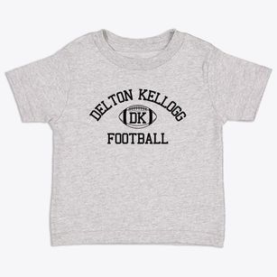 Delton Kellogg High School Classic Football Toddler T-Shirt