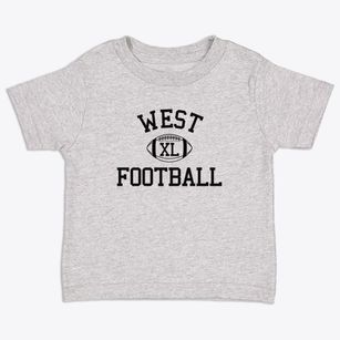 West High School Classic Football Toddler T-Shirt