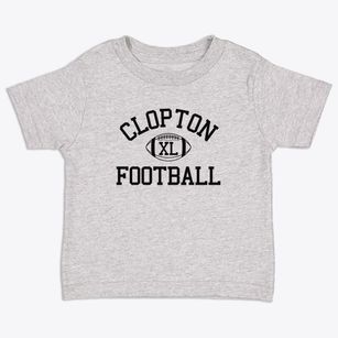 Clopton High School Classic Football Toddler T-Shirt