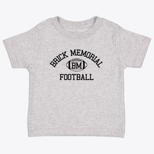 Brick Memorial High School Classic Football Toddler T-Shirt