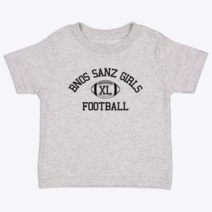 Bnos Sanz Girls School Classic Football Toddler T-Shirt