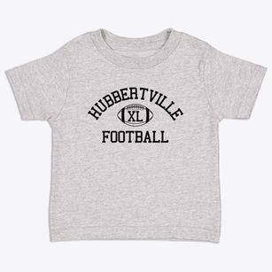 Hubbertville High School Classic Football Toddler T-Shirt