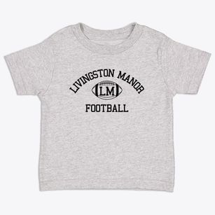 Livingston Manor School Classic Football Toddler T-Shirt
