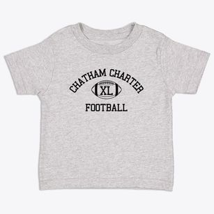 Chatham Charter School Classic Football Toddler T-Shirt