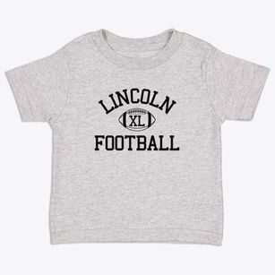 Lincoln Christian School Classic Football Toddler T-Shirt