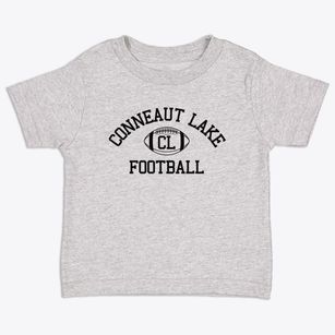 Conneaut Lake High School Classic Football Toddler T-Shirt