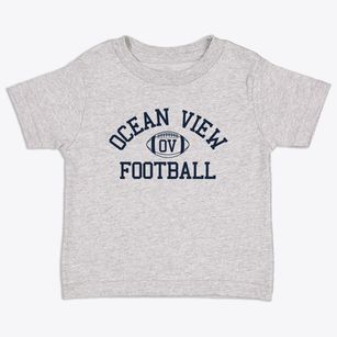Ocean View High School Classic Football Toddler T-Shirt