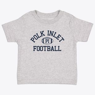 Polk Inlet School Classic Football Toddler T-Shirt