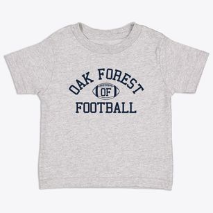 Oak Forest High School Classic Football Toddler T-Shirt