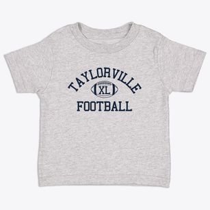 Taylorville Junior High School Classic Football Toddler T-Shirt