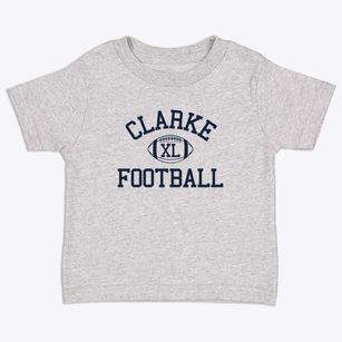 Clarke Community High School Classic Football Toddler T-Shirt