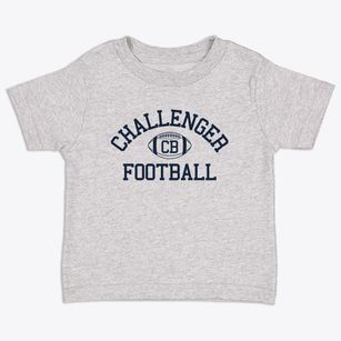 Challenger Basic School Classic Football Toddler T-Shirt