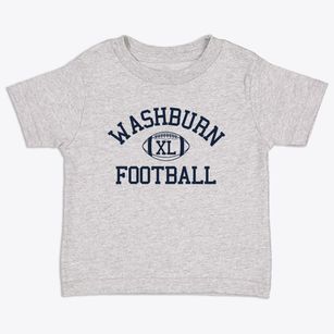 Washburn District High School Classic Football Toddler T-Shirt