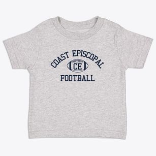 Coast Episcopal School Classic Football Toddler T-Shirt