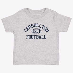 Carrollton Junior High School Classic Football Toddler T-Shirt