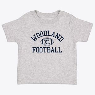 Woodland Country Day School Classic Football Toddler T-Shirt