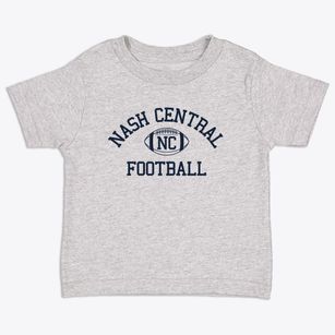 Nash Central High School Classic Football Toddler T-Shirt