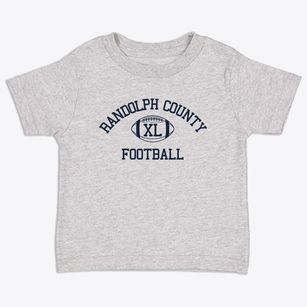 Randolph County School Classic Football Toddler T-Shirt