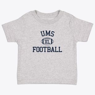 Ums Prep School Classic Football Toddler T-Shirt