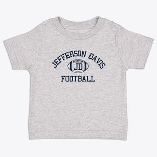 Jefferson Davis High School Classic Football Toddler T-Shirt