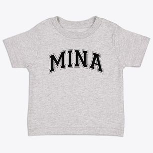 Mina Elementary School Varsity Arch Toddler T-Shirt