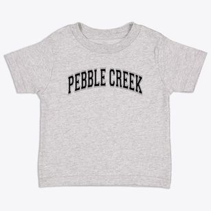 Pebble Creek Elementary School Varsity Arch Toddler T-Shirt