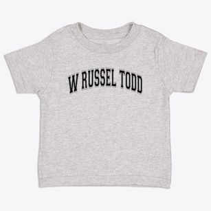 W Russel Todd Elementary School Varsity Arch Toddler T-Shirt