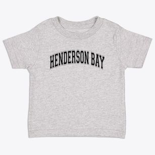 Henderson Bay Alternative High School Varsity Arch Toddler T-Shirt