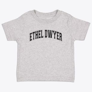 Ethel Dwyer Middle School Varsity Arch Toddler T-Shirt