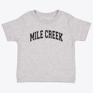Mile Creek Elementary School Varsity Arch Toddler T-Shirt